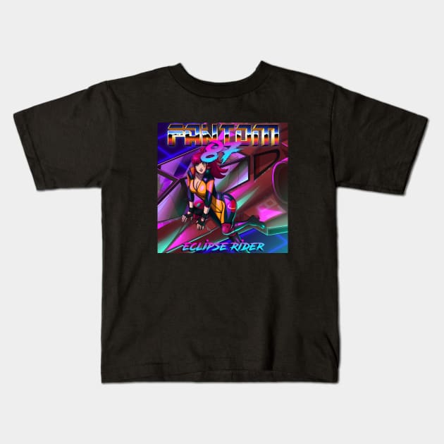 Eclipse Rider Album Art Kids T-Shirt by fantom87